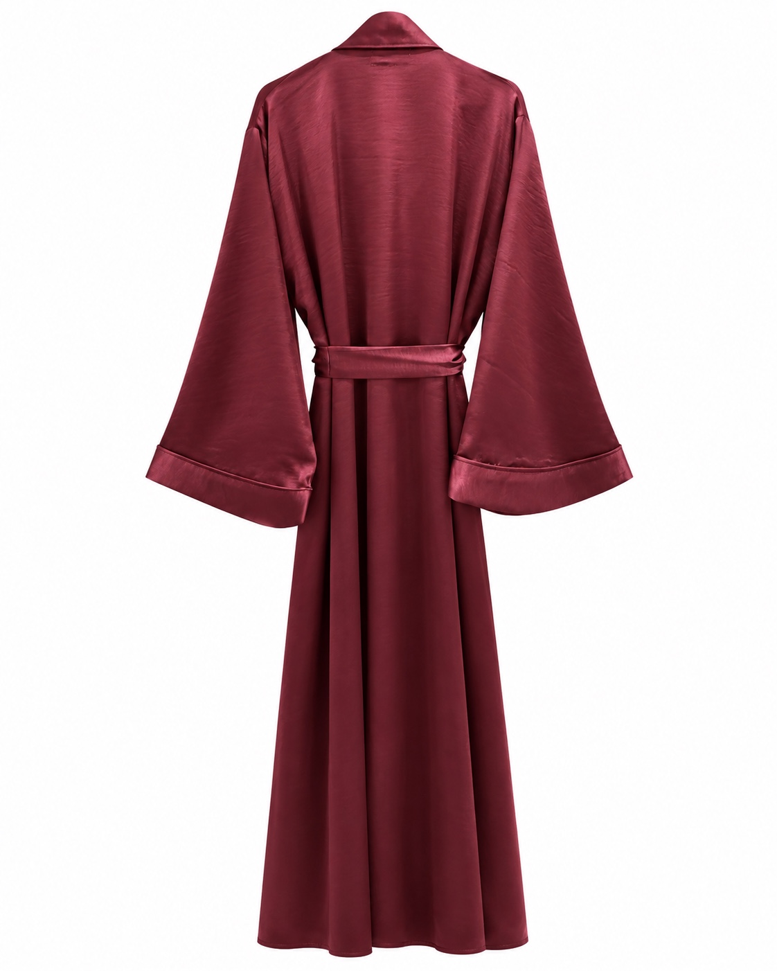 Burgundy Hue robe - back