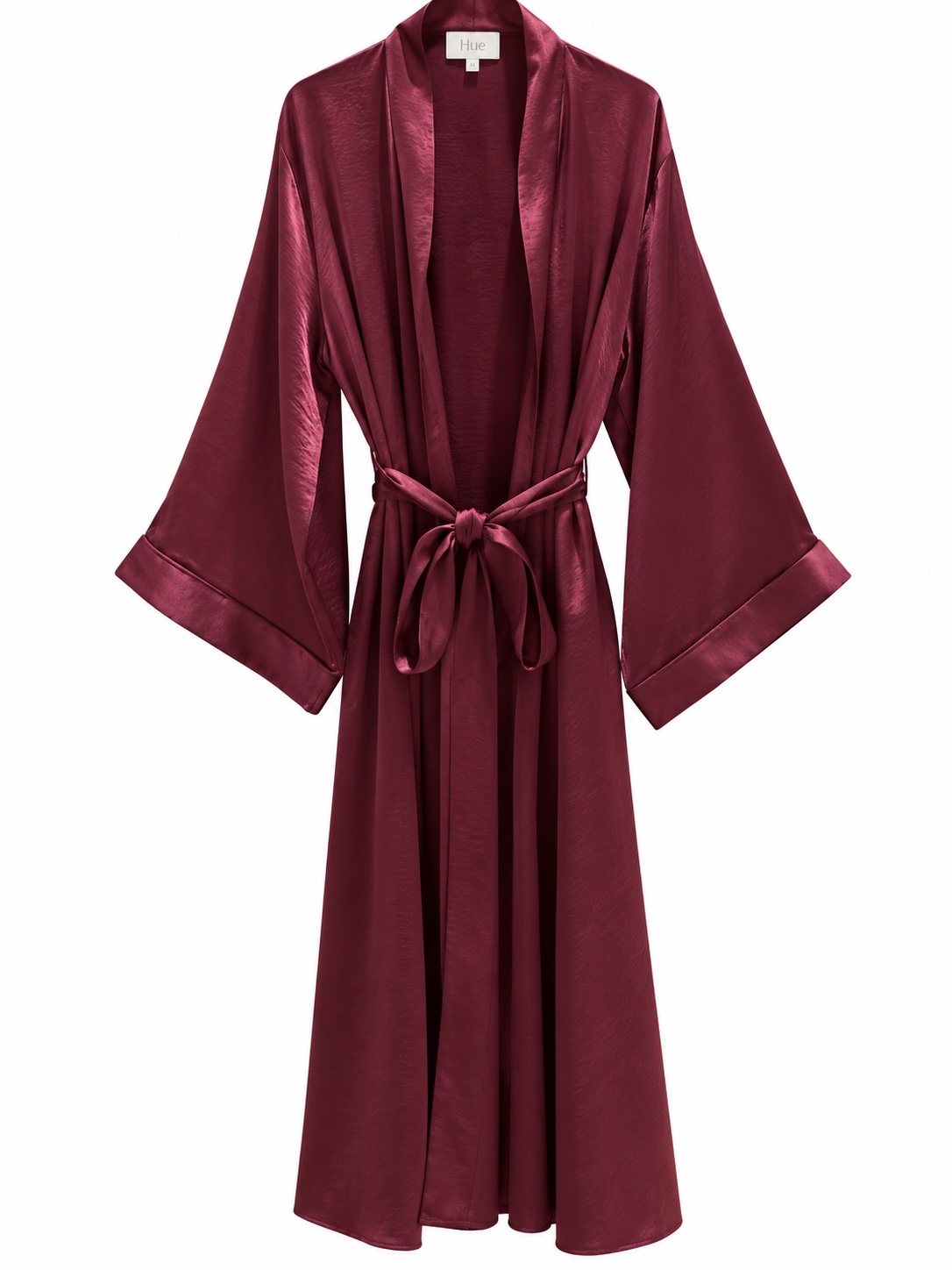 Burgundy Hue robe - front